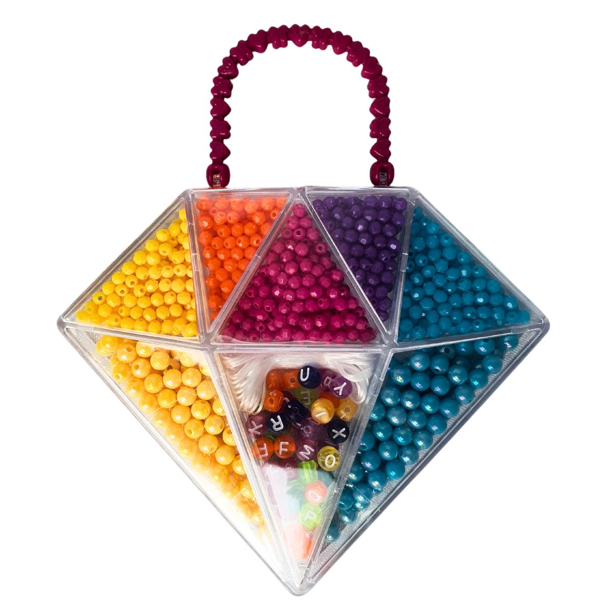 Kit Pocket Miçangas Coloridas Diamante - DM Toys Kit Pocket Miçangas Coloridas Diamante - DM Toys